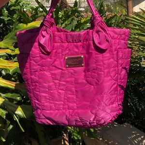 Marc Jacobs Quilted Nylon Tote Bag